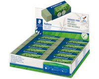 Gomme, 43 x 19 x 13 mm, vert olive, présentoir 30