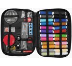 Nécessaire de couture, 100 pièces, dans étui noir