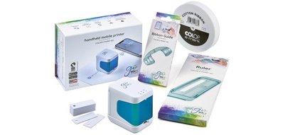 Imprimante mobile e-mark go kit de démarrage, blanc