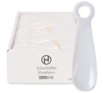 Chausse-pied, en PET, emballage individuel, blanc