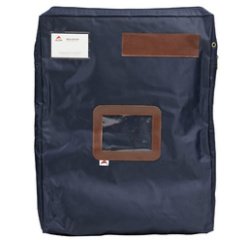 Sac navette 'POCSOUGMB' avec soufflet, polyester, bleu