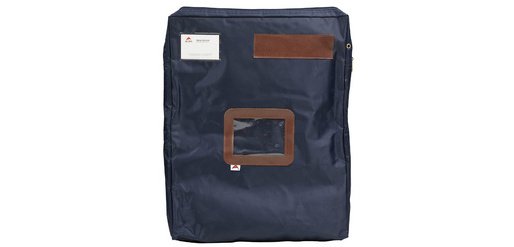 Sac navette 'POCSOUGMB' avec soufflet, polyester, bleu