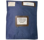 Sac navette 'POCSOUGMB' avec soufflet, polyester, bleu