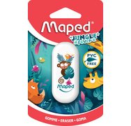 Gomme plastique JUNGLE fever, blister, blanc