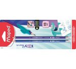 Crayon de papier, avec gomme, HB, blister de 2