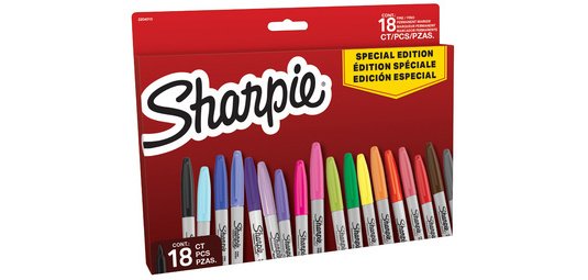 Marqueur permanent FINE, BIG PACK de 18 'Red'