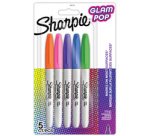 Marcador permanente Sharpie Glam Pop, punta de 1,5 a 3 mm (paquete de 12)