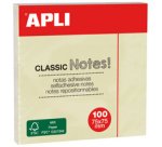 Notes adhésives 'CLASSIC Notes!', 40 x 50 mm, jaune