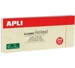 Notes adhésives 'CLASSIC Notes!', 40 x 50 mm, jaune