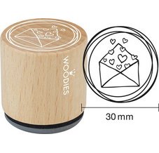 Tampon à motif Woodies 'clé & cadenas'