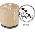 Tampon à motif Woodies 'clé & cadenas'