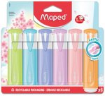 Surligneur FLUO'PEPS PASTEL, blister de 4