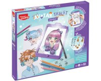 Creativ Table lumineuse à LED AVATAR MANGA, lilas