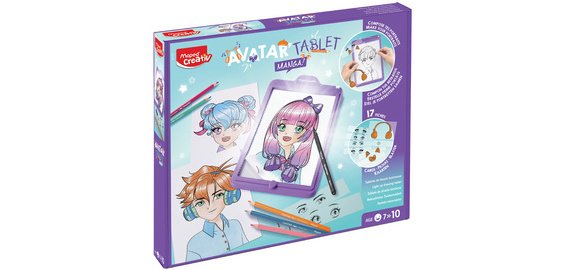 Creativ Tablette lumineuse à dessiner AVATAR MANGA