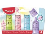 Surligneur Mini PASTEL, blister de 4