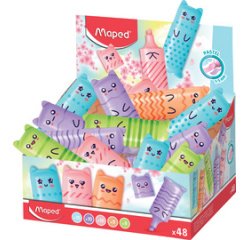 Surligneur Mini PASTEL, présentoir de 48