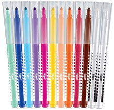 Feutre effaçable COLOR'PEPS OOPS, étui carton de 12