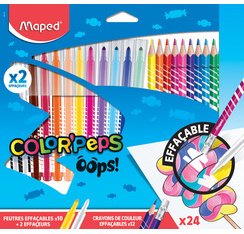 Feutre effaçable & crayon de couleur COLOR'PEPS OOPS