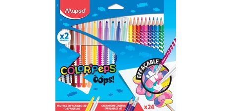Feutre effaçable & crayon de couleur COLOR'PEPS OOPS