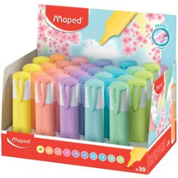 Surligneur FLUO'PEPS PASTEL, présentoir de 30