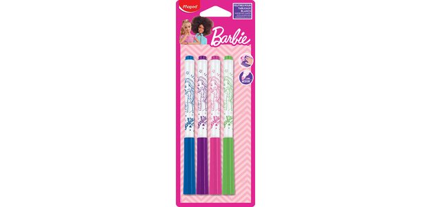 Barbie slate marker, pack of 4