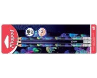 Crayon de papier DEEPSEA PARADISE, avec gomme, HB