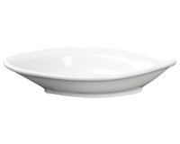 Bol à sauce GUSTO feuille, blanc