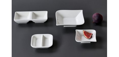 GUSTO CABARET sauce bowl, 120 mm, white