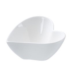 Sauskom GUSTO hartvorm wit