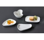 Bol à sauce GUSTO triangulaire, blanc