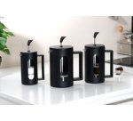 Cafetière à piston ADANA, 0,8 l, noir