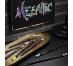 FABER-CASTELL Crayon de couleur Black Edition, étui de 12
