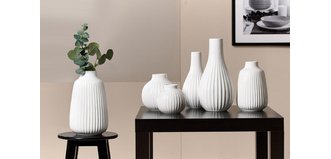 Vase SANREMO, 240 mm, weiß