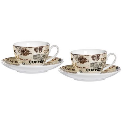 Set capuccino CREMA, 4 pièces