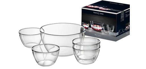 Set de saladiers LISA, 5 pièces