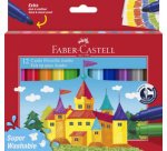 FABER-CASTELL Feutre JUMBO Superwashable, étui de 24