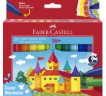 FABER-CASTELL Feutre JUMBO Superwashable, étui de 24