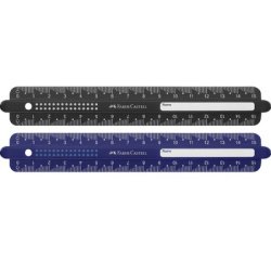 Meetlat FABER-CASTELL DOTS 150 mm assortiment