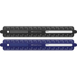 FABER-CASTELL Règle DOTS, 150 mm, assorti