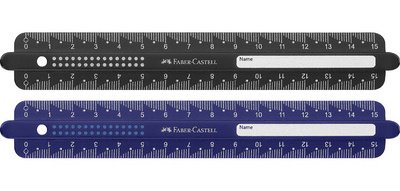 FABER-CASTELL Règle DOTS, 300 mm, assorti