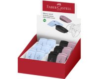 FABER-CASTELL Gomme en plastique SLEEVE MINI, assorti