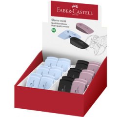 FABER-CASTELL Gomme en plastique SLEEVE MINI, assorti