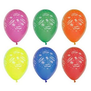 Balloon "Happy Birthday", assorted