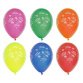 Ballon de baudruche 'Happy Birthday', assorti