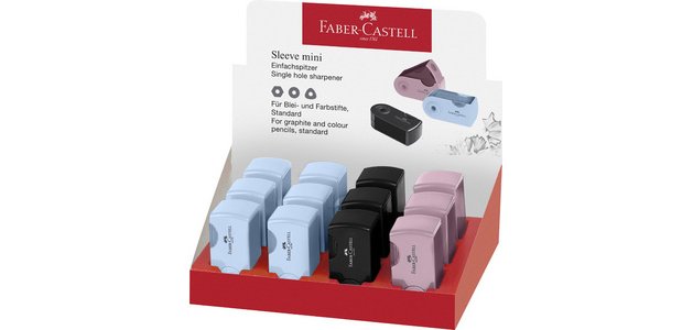 FABER-CASTELL Taille-crayon simple SLEEVE MINI, assorti