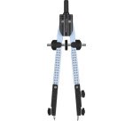 FABER-CASTELL Compas à réglage rapide GRIP, bleu ciel