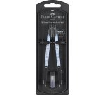 FABER-CASTELL Compas à réglage rapide GRIP, bleu ciel