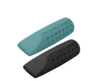 FABER-CASTELL Gomme GRIP ERASER CAP, en présentoir