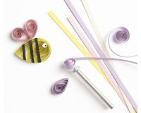 Bâtonnet à quilling, court, pointe 8 mm, en aluminium