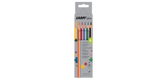 Triangular colored pencil plus, carton case of 12